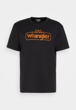 Wrangler Tee - T-Shirt Print - Black 12 Wrangler Tee - T-Shirt Print - Black -Wrangler 7c66d7442a804fb291a4ec041a24f6fa
