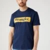 Wrangler T-Shirt Print - Navy -Wrangler 7d8b6bc906d94b6285471ed109774400