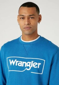 Wrangler Frame Crew - Sweater - Deep Water -Wrangler 7da4fa4c7e274bd39afef157b7190189