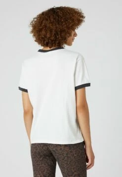 Wrangler Ringer - T-Shirt Print - Faded Black -Wrangler 7eaa8d5ca92942ac94ec5d1488d474d5