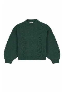 Wrangler Crew Neck Cable Knit - Trui - Dark Matcha 11 Wrangler Crew Neck Cable Knit - Trui - Dark Matcha -Wrangler 7f1c75684b1d4f98a22daa6903e72dd5