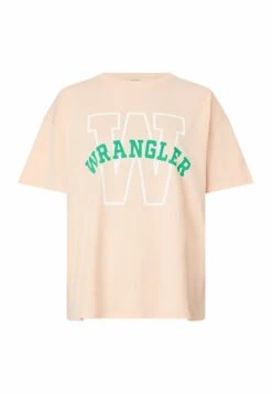 Wrangler Girlfriend - T-Shirt Print - Peach Melba -Wrangler 8183f754f60f42139b64f6a4c7638373
