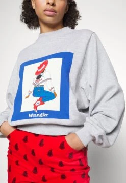 Wrangler Sweater - Light Grey -Wrangler 81a1fc03e11c4c139261f7559ec79fea