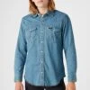 Wrangler Heritage Shirt - Overhemd - Tinted Hemp -Wrangler 839ce6df17314c8788c6ecfa8b7ec557