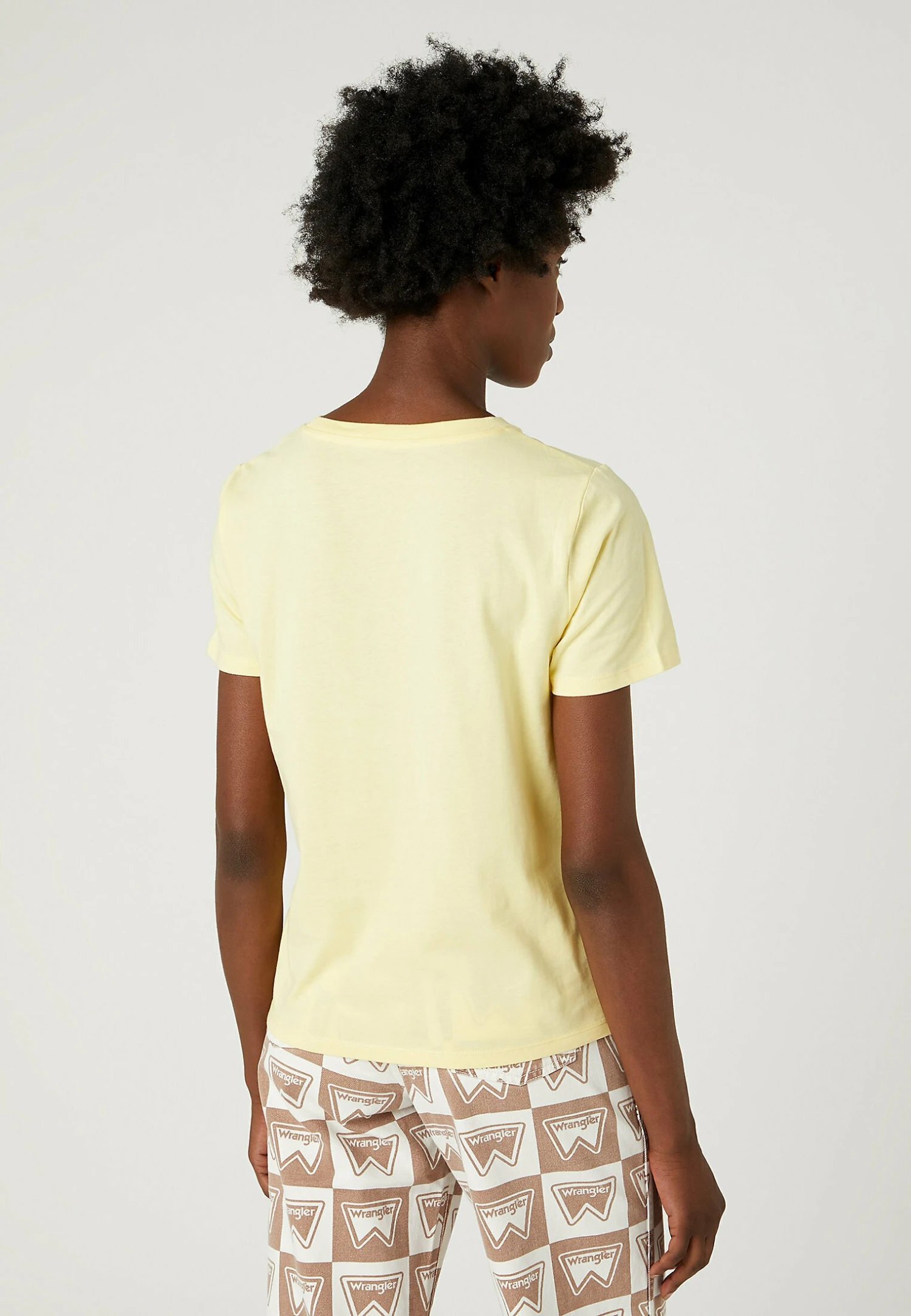 Wrangler Regular Tee - T-Shirt Print - Pale Banana 5 Wrangler Regular Tee - T-Shirt Print - Pale Banana - Afbeelding 3