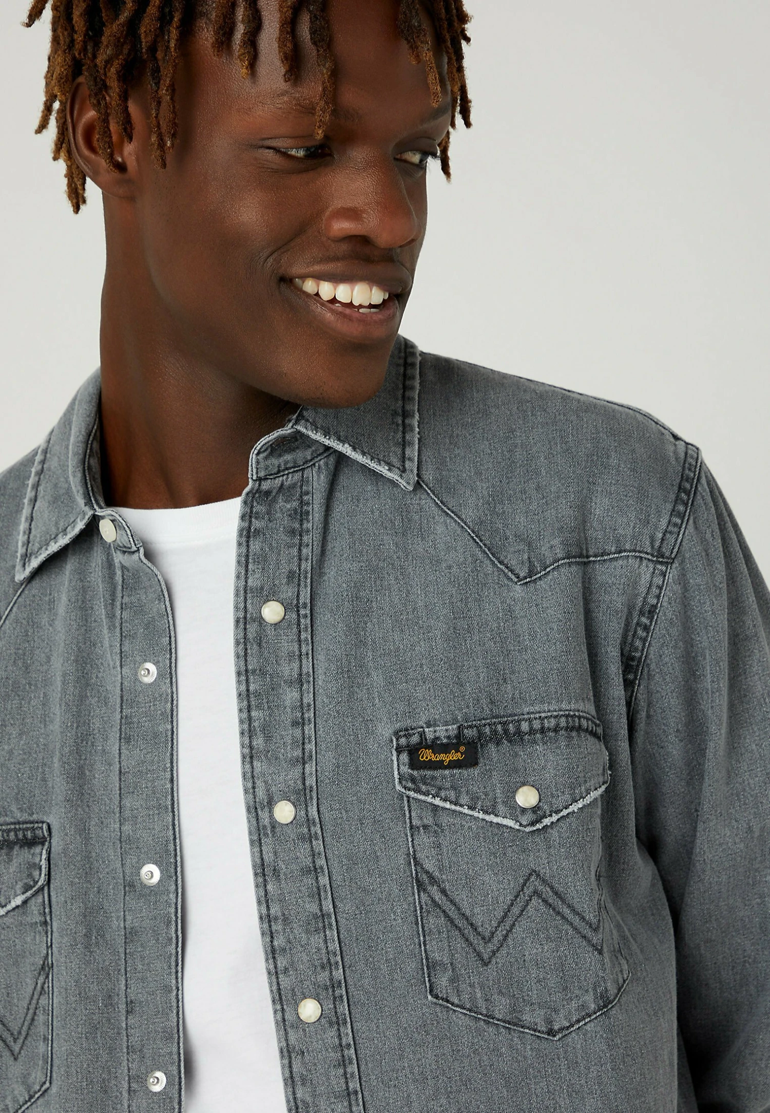 Wrangler Heritage - Overhemd - Washed Black 6 Wrangler Heritage - Overhemd - Washed Black - Afbeelding 4