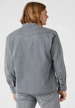 Wrangler 27Mw - Overhemd - Golden Grey -Wrangler 8f512867b0604a689d59b90bcc4ac76c