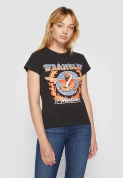 Wrangler Shrunken Band Tee - T-Shirt Print - Faded Black 11 Wrangler Shrunken Band Tee - T-Shirt Print - Faded Black -Wrangler 90be1e83adfe4c4aa2c4c11b8a1048b3