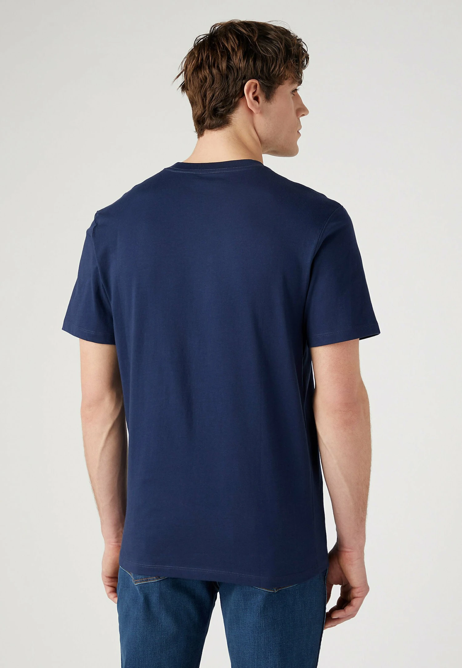 Wrangler Americana Tee - T-Shirt Print - Navy 5 Wrangler Americana Tee - T-Shirt Print - Navy - Afbeelding 3