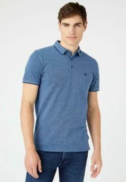 Wrangler Ss Refined - Poloshirt - Medieval Blue
