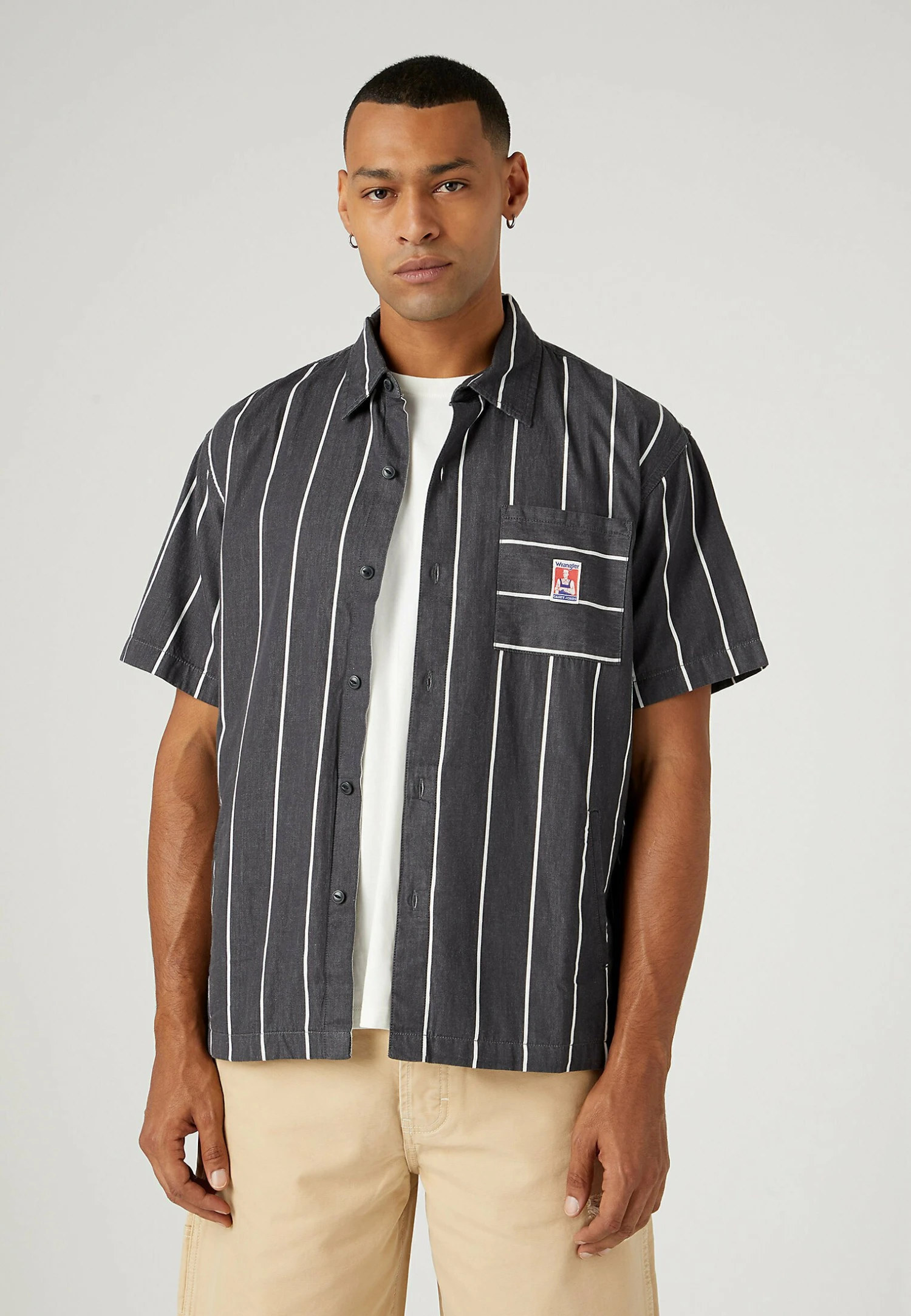 Wrangler Casey 1Pkt - Overhemd - Phantom 3 Wrangler Casey 1Pkt - Overhemd - Phantom