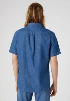 Wrangler Ss- Overhemd - Dark Stone 9 Wrangler Ss- Overhemd - Dark Stone -Wrangler 9713b93566904f59ac898863e2ff3230