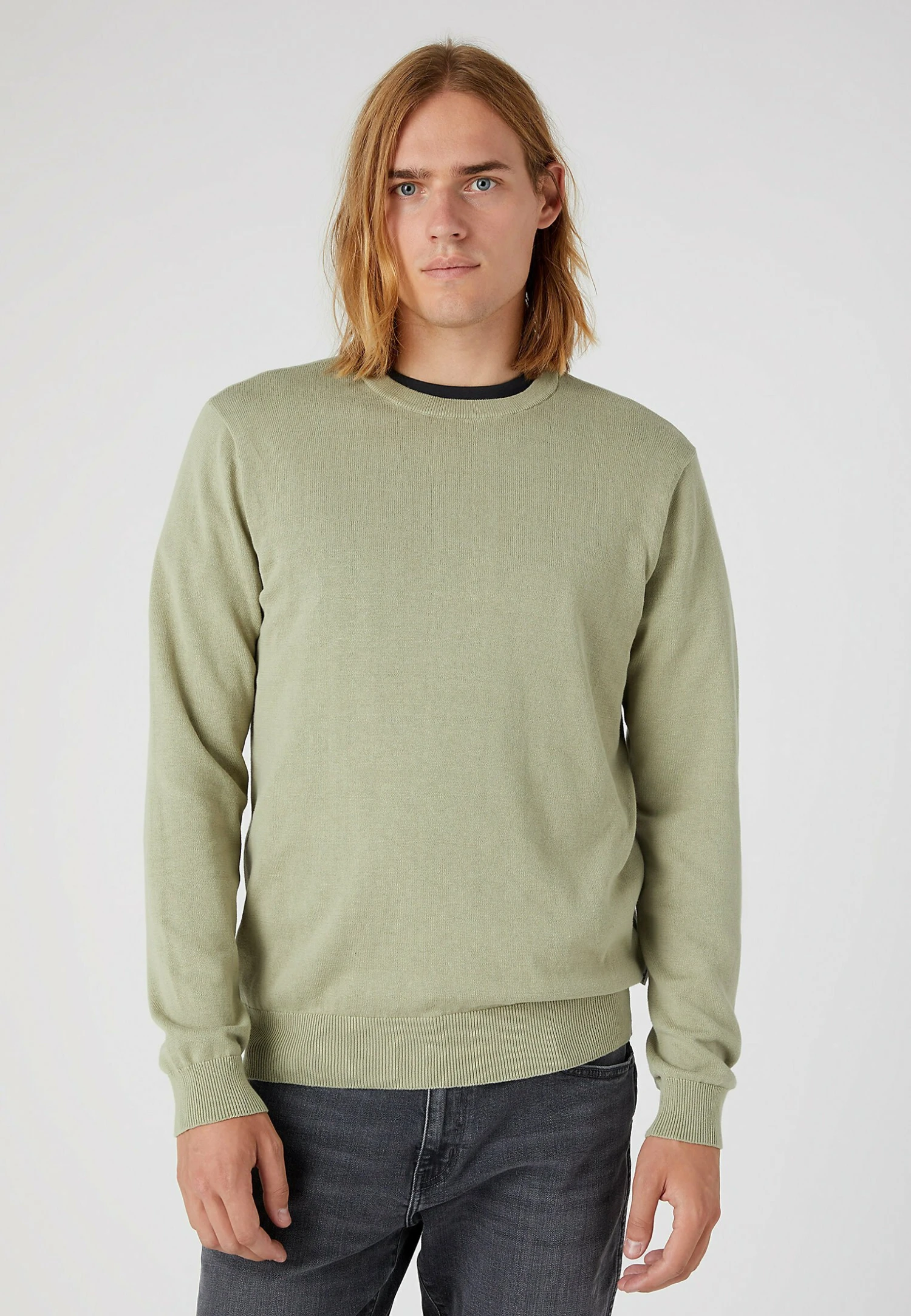 Wrangler Crewneck - Trui - Tea Leaf 3 Wrangler Crewneck - Trui - Tea Leaf