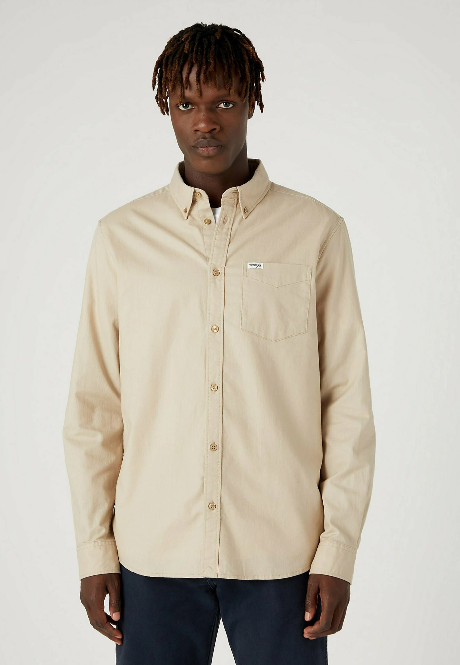 Wrangler Button Down- Overhemd - Peyote Beige 3 Wrangler Button Down- Overhemd - Peyote Beige