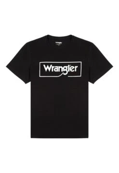 Wrangler Frame Logo- T-Shirt Print - Black -Wrangler 9d074a3942e84dc0aa0492206527d007