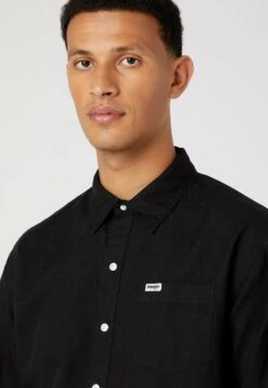Wrangler Pkt- Overhemd - Black -Wrangler 9db6ae7c8e2d43dd9c0abcd3e3cd526b