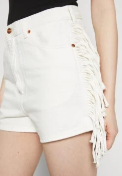 Wrangler Fringed Festival- Jeansshort - Vintage White -Wrangler a04e7e46216142b2bac588b14460db7d