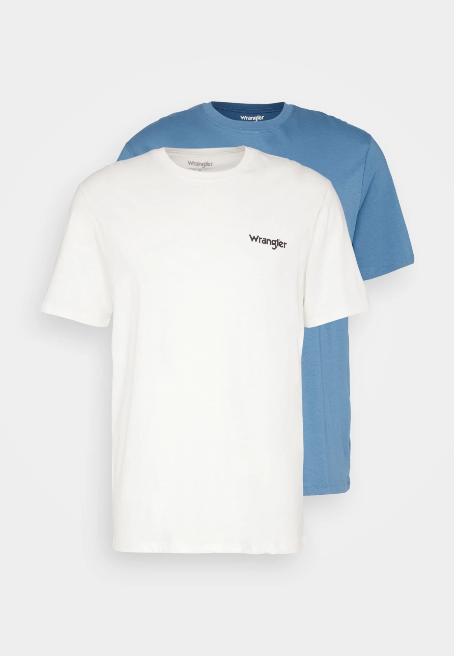 Wrangler Sign Off Tee 2 Pack- T-Shirt Basic - Captains Blue 8 Wrangler Sign Off Tee 2 Pack- T-Shirt Basic - Captains Blue - Afbeelding 6