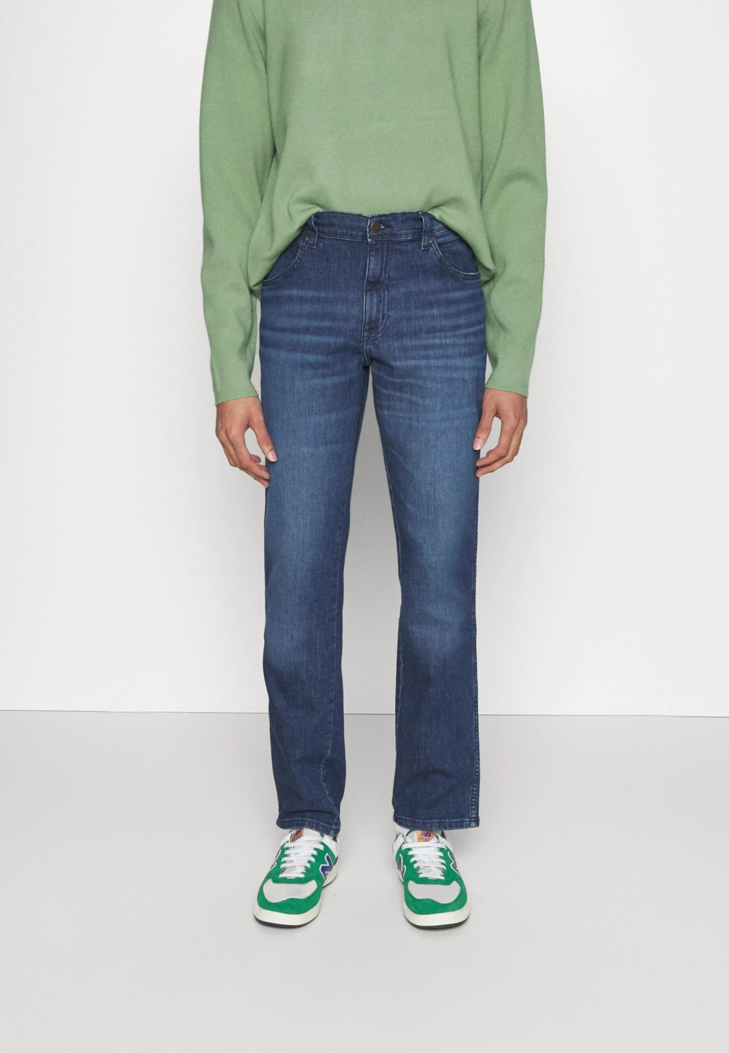 Wrangler Texas Slim - Slim Fit Jeans - Dark-Blue-Denim 3 Wrangler Texas Slim - Slim Fit Jeans - Dark-Blue-Denim