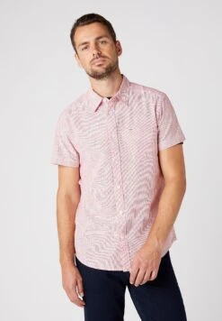Wrangler Ss 1 Pkt Shirt - Overhemd - Flame Red