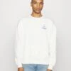 Wrangler Logo Crew - Sweater - White -Wrangler a71e812d3b1247c2ad35e0ae3e12d854