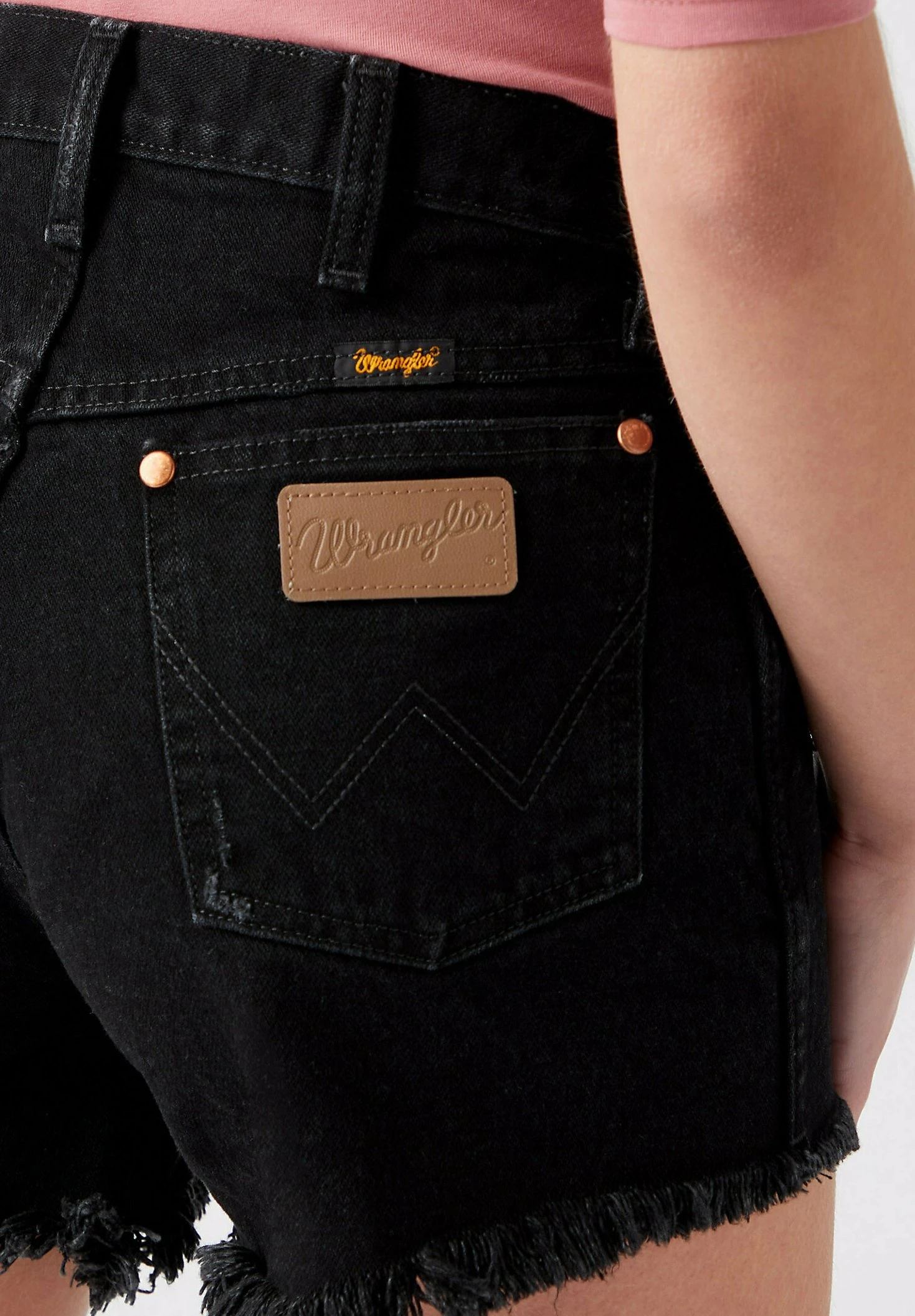 Wrangler Festival- Jeansshort - Black 6 Wrangler Festival- Jeansshort - Black - Afbeelding 4