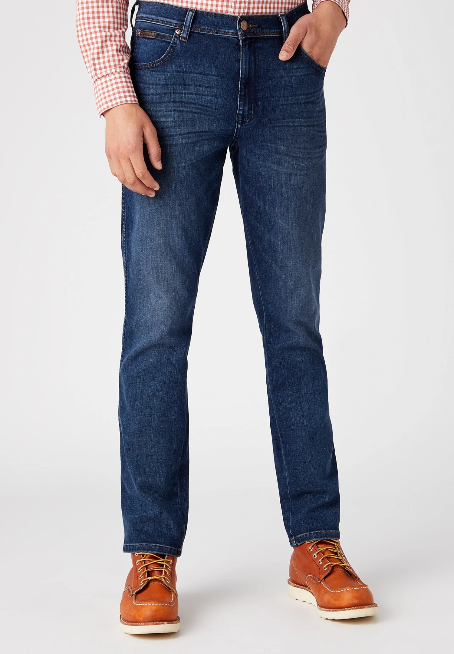 Wrangler Texas- Slim Fit Jeans - Dark-Blue Denim 3 Wrangler Texas- Slim Fit Jeans - Dark-Blue Denim
