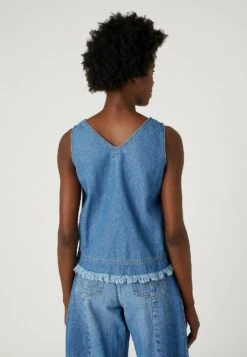 Wrangler Top - Mid Indigo -Wrangler a91926f8abe44eac81a3777e1e798e9e