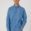 Wrangler Button Down- Overhemd - Mid Stone -Wrangler a92e32f385ee4c1f9f57d60f9bd1a115