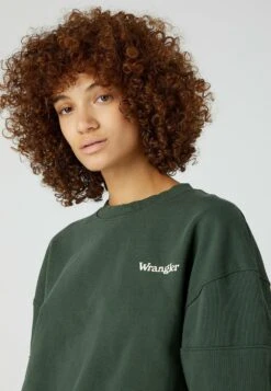 Wrangler Puffy Crew - Sweater - Thyme 10 Wrangler Puffy Crew - Sweater - Thyme -Wrangler a9f26e91824a4aa79469d6522bca93aa
