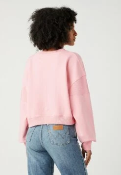 Wrangler Puffy Crew- Sweater - Sick Pink -Wrangler aa0d5fa2b8f445c5adc290fd2dd0b166