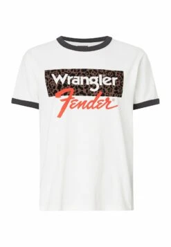 Wrangler Ringer - T-Shirt Print - Faded Black -Wrangler aabb87f1e4514daa9abf30aea1a4b3e5