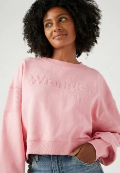 Wrangler Puffy Crew- Sweater - Sick Pink -Wrangler ab65de9396c4400699cd46163707bf6d