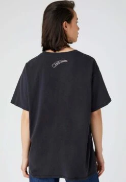 Wrangler Oversized - T-Shirt Print - Black Worn -Wrangler af6a0c625b274e9cbcac0ec1787a4faa