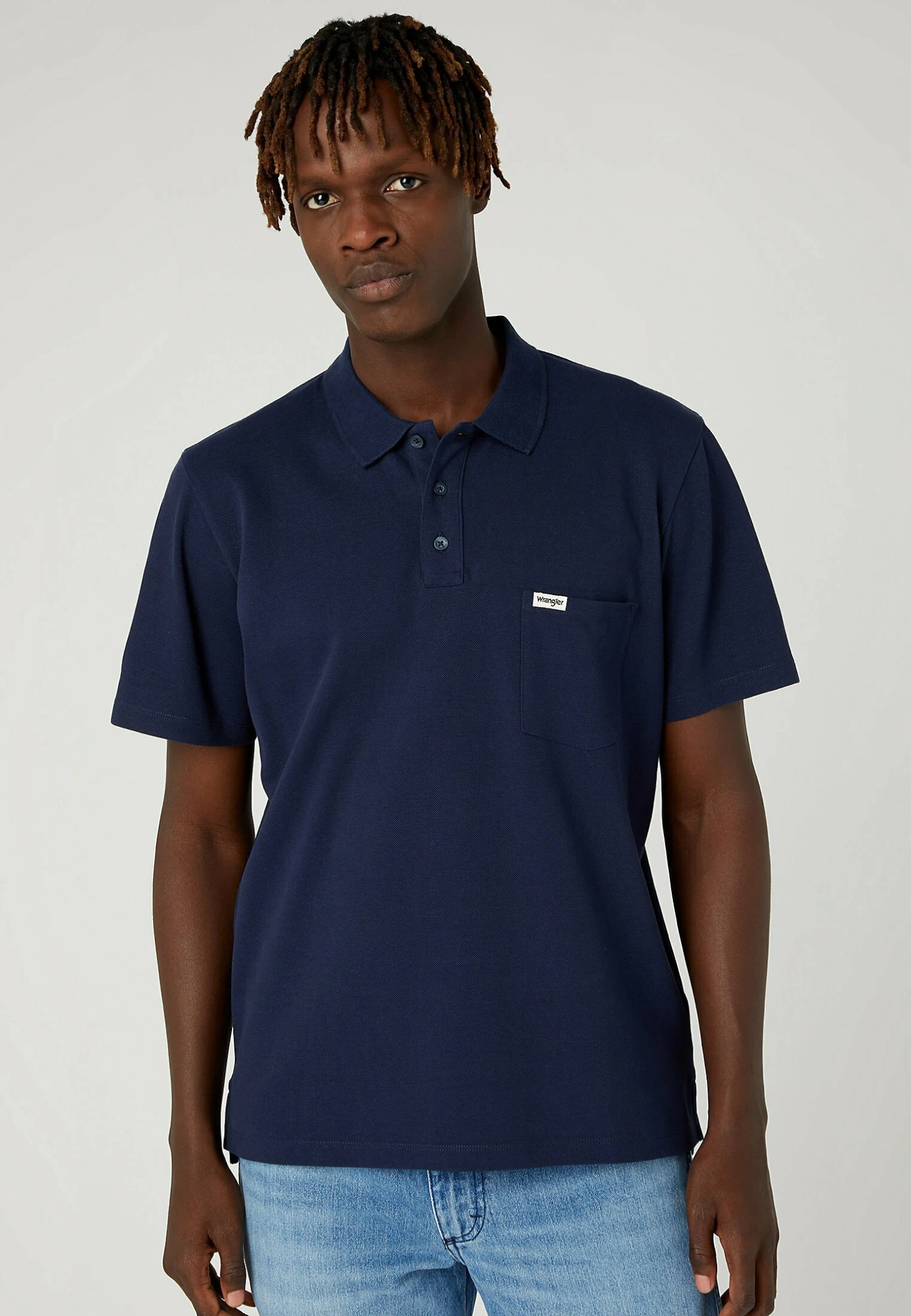 Wrangler Poloshirt - Navy 3 Wrangler Poloshirt - Navy