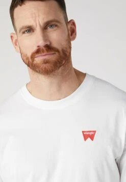 Wrangler Sign Off- Longsleeve - White -Wrangler b062b725698740d3af43278b2f36353e