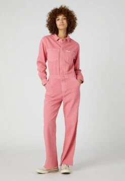 Wrangler 19 Wrangler Cj Kick Flare Coverall - Jumpsuit - Desert Rose