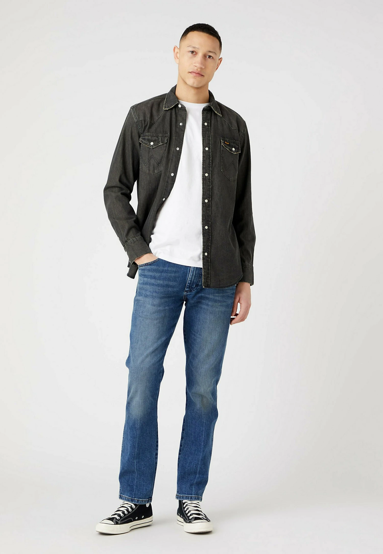 Wrangler GREENSBORO - Straight Leg Jeans 3 Wrangler GREENSBORO - Straight Leg Jeans - Afbeelding 2