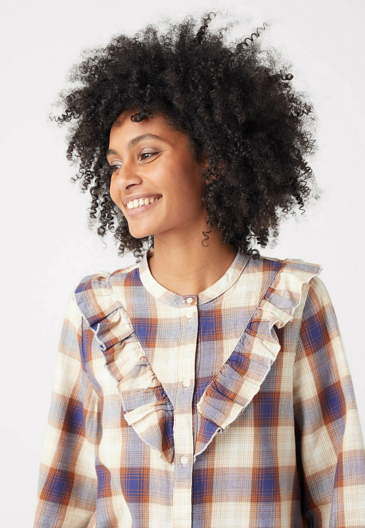 Wrangler Western Frill - Blouse - Nutmeg Brown 8 Wrangler Western Frill - Blouse - Nutmeg Brown - Afbeelding 6