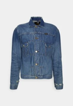 Wrangler 124Mj Leon Bridges - Spijkerjas - Worn Indigo -Wrangler ba675d449fc64dbea092f371591080d5