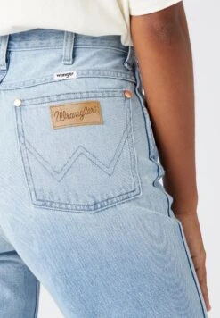 Wrangler Wild West - Straight Leg Jeans - Destroyed Denim -Wrangler bae42edbbd0a4b8697018339810164ab