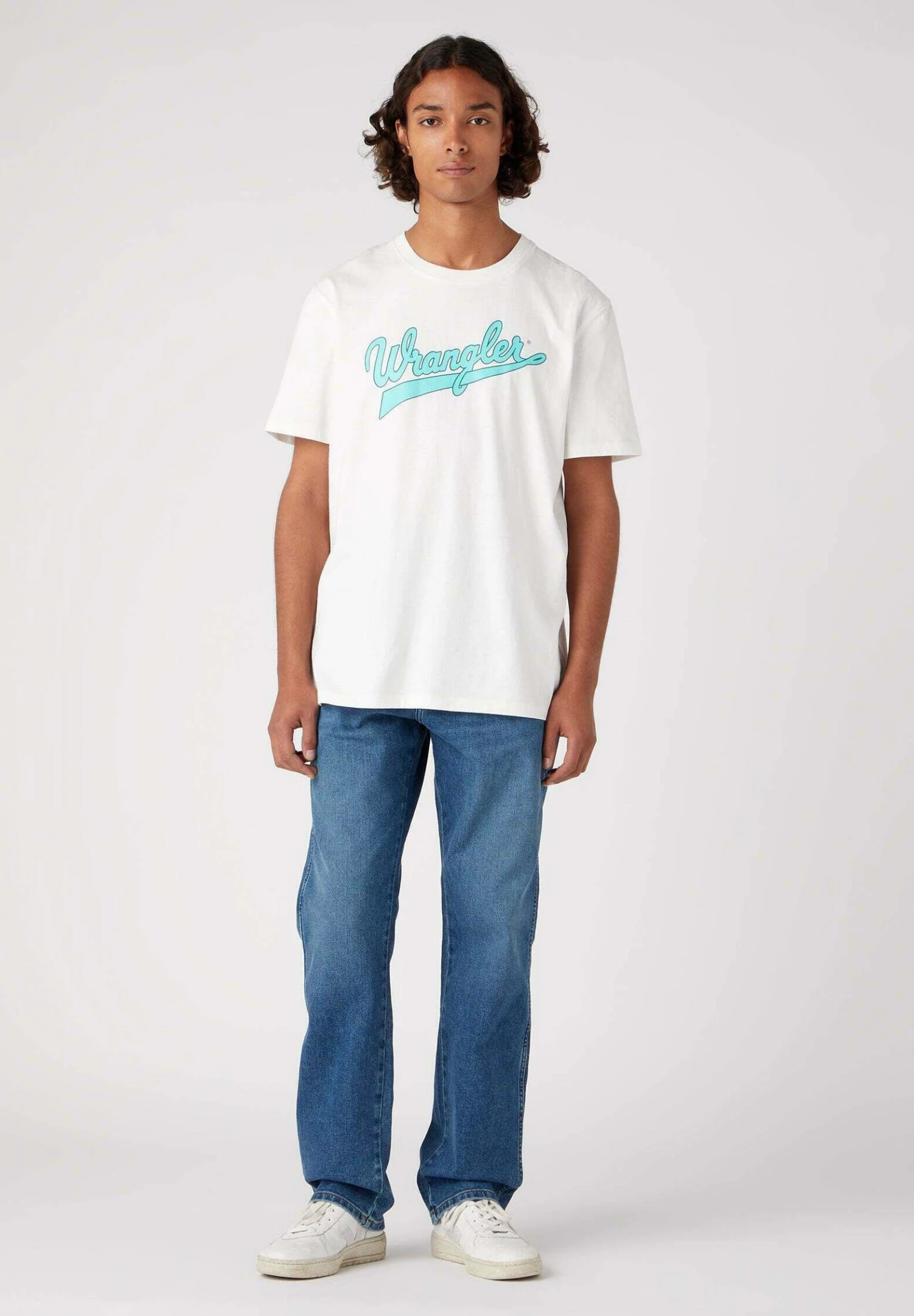 Wrangler Branded- T-Shirt Print - Weiss 4 Wrangler Branded- T-Shirt Print - Weiss - Afbeelding 2