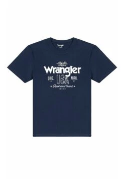Wrangler Americana Tee - T-Shirt Print - Navy 11 Wrangler Americana Tee - T-Shirt Print - Navy -Wrangler bb4f6724f6a244bc953eeb0bb9a360ee