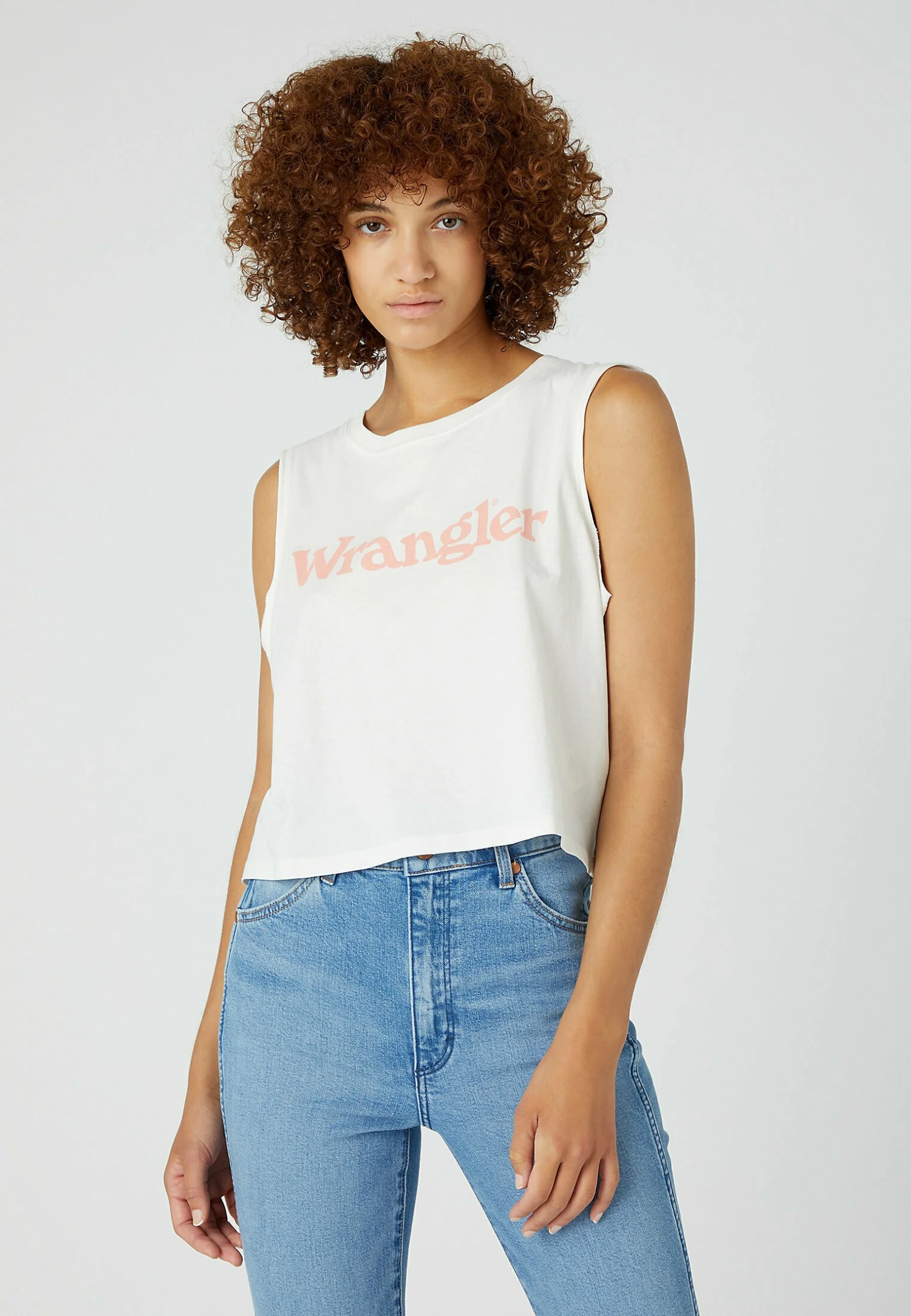 Wrangler Sleeveless- Top - Worn White 5 Wrangler Sleeveless- Top - Worn White - Afbeelding 3