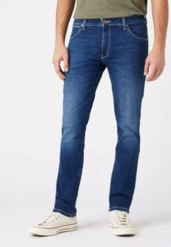 Wrangler Larston - Straight Leg Jeans - Blue Denim