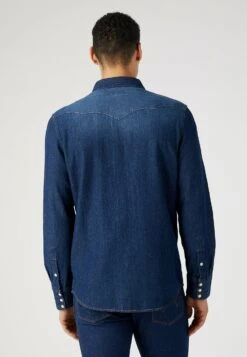 Wrangler 27Mw - Overhemd - Blau -Wrangler bd9ffbe0d5ef4288923727d2e43dc122
