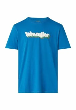 Wrangler Graphic Tee - T-Shirt Print - Deep Water -Wrangler be43fdb88c694110b681470362f30381