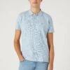 Wrangler Tipped With Logo - Poloshirt - Blue Fog -Wrangler c19b1882049e4f53b9c8b9ff68f24337