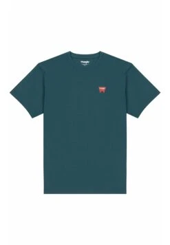 Wrangler Sign Off - T-Shirt Basic - Deep Teal Green -Wrangler c1c83328ef4f4261a257288357836627