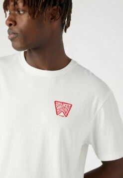 Wrangler Graphic- T-Shirt Print - Wornwhite -Wrangler c3eea27415004fc4ba650a3341768e65